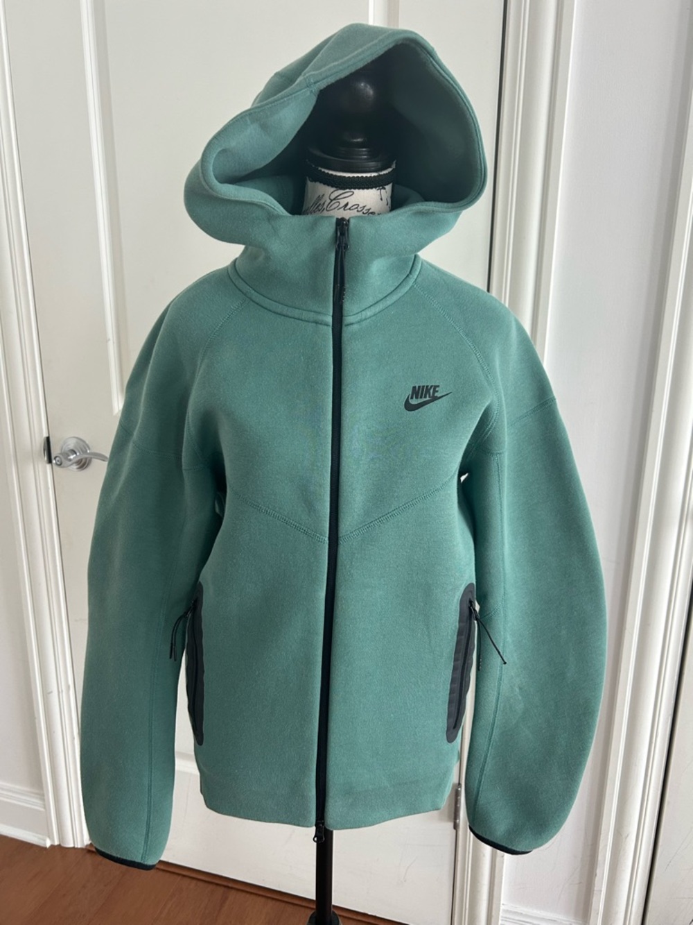 Nike Teal Green Hooded Zipper Jacket